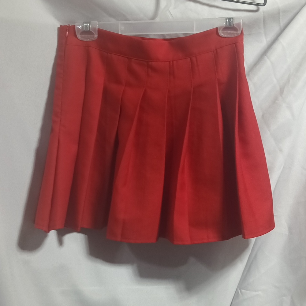 Wild Cat pleated mini skirt
